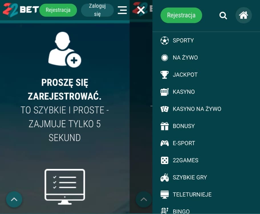 22bet Mobile
